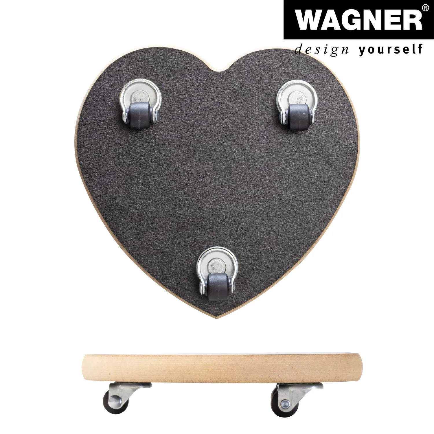 WAGNER Black 20027701 carrello piante nero Ø33 cm 100 kg