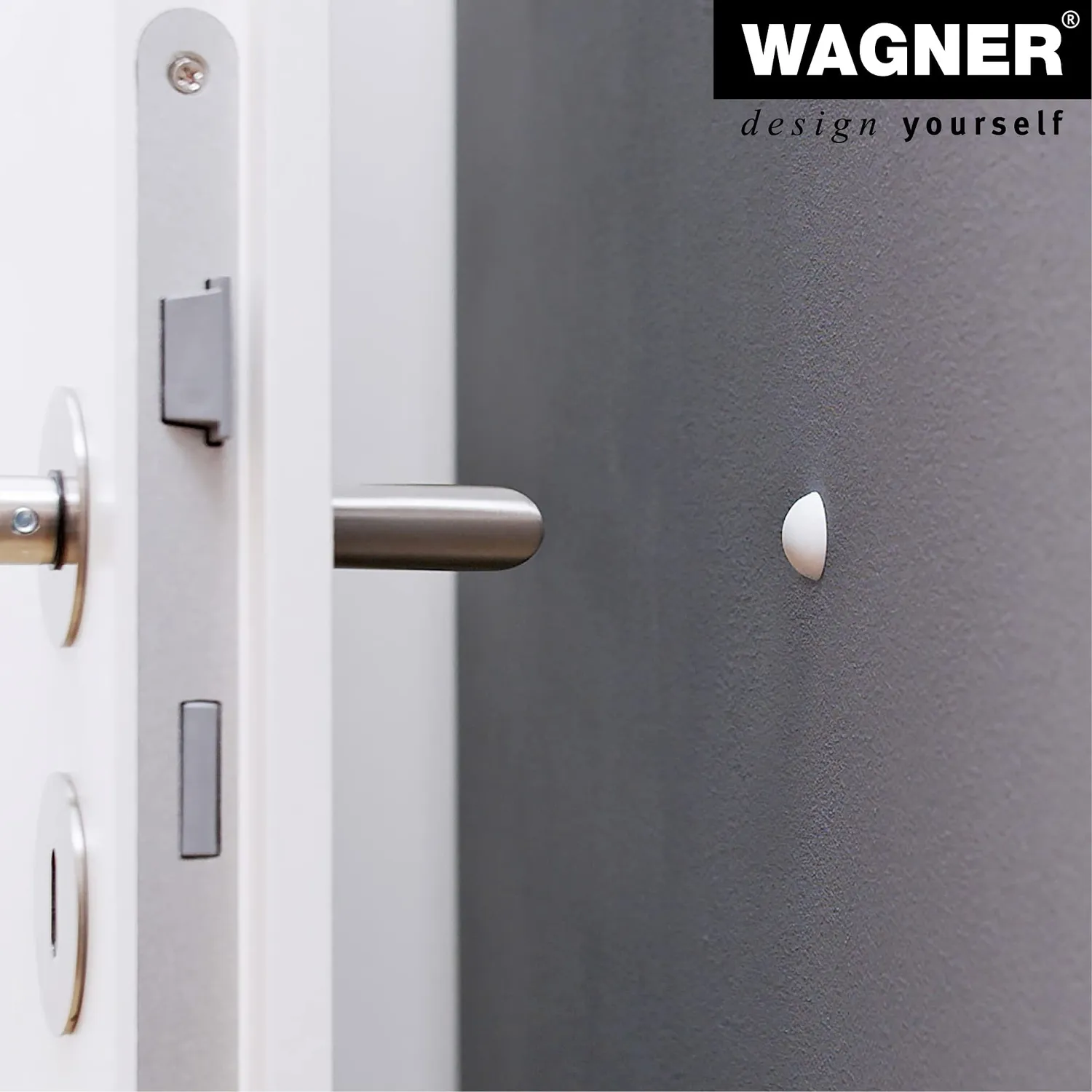 Wagner 15232012 paracolpi porta bianchi 2pz Ø20x7 mm