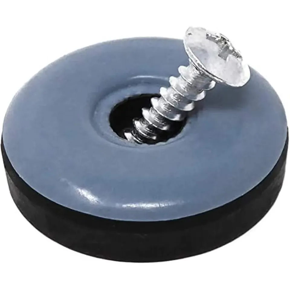 Adsamm Pattini PTFE con vite Ø 30 mm 100 pezzi scorrevoli