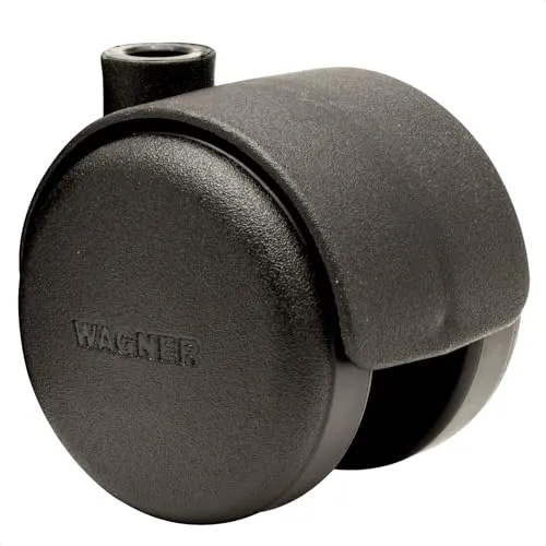 Wagner RO 0023 rullo doppio mobili 50 mm nero