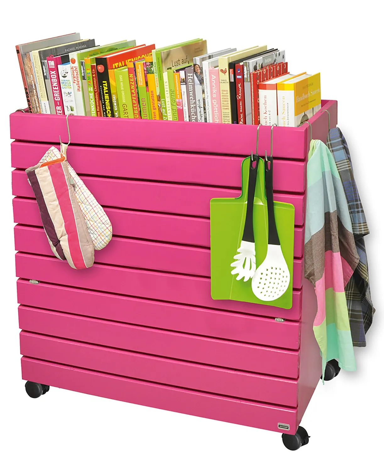 WAGNER GreenBOX L fioriera rialzata legno 79x80x43 cm con ruote