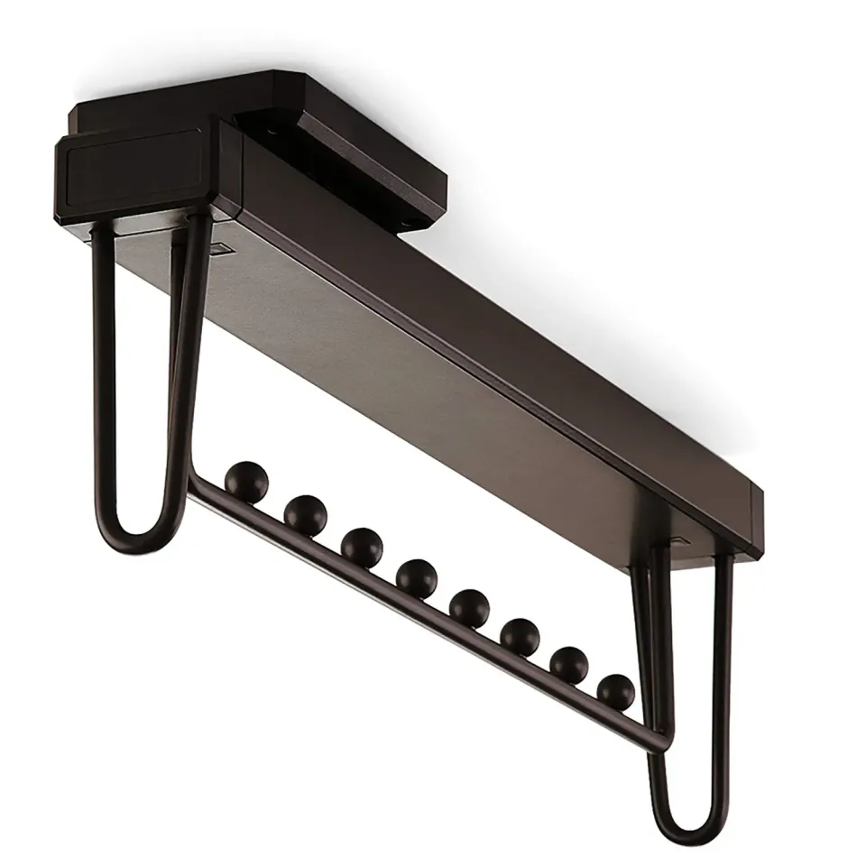 Emuca 7086513 appendiabiti estraibile soft moka 44,5 cm