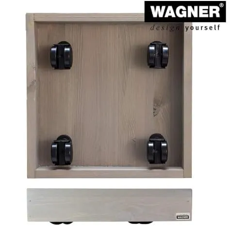 Wagner Black 20027601 carrello portavaso Ø 33 cm portata 100 kg
