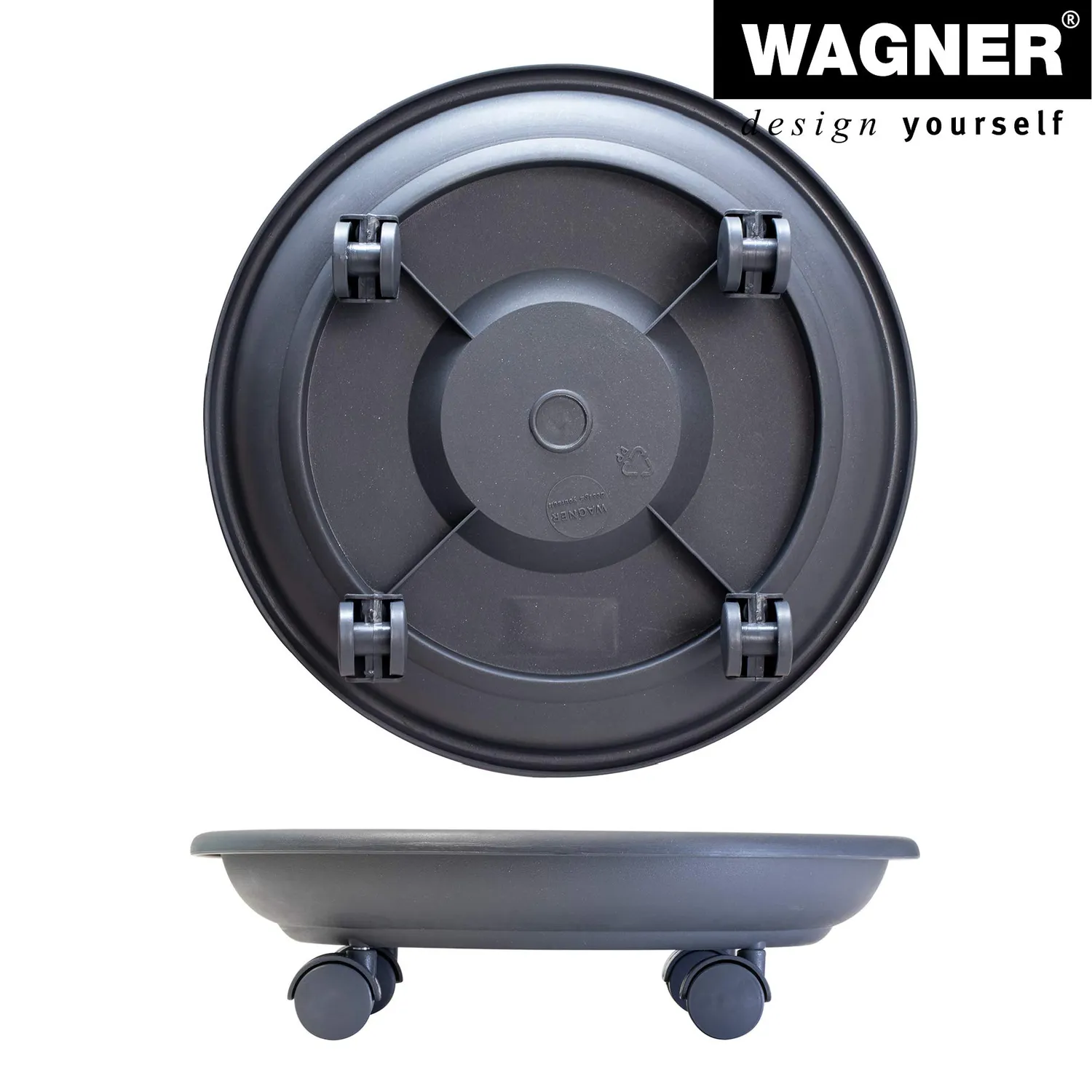 Wagner Serie K 20103701 carrello piante antracite Ø34 cm