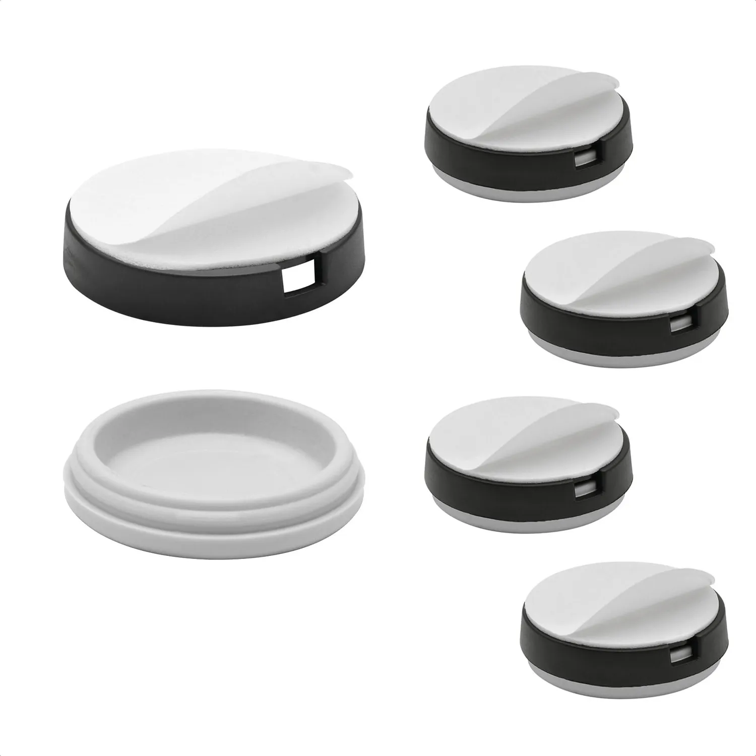 WAGNER QuickClick Pattini Mobili Ø 40 mm Set 4 Pezzi
