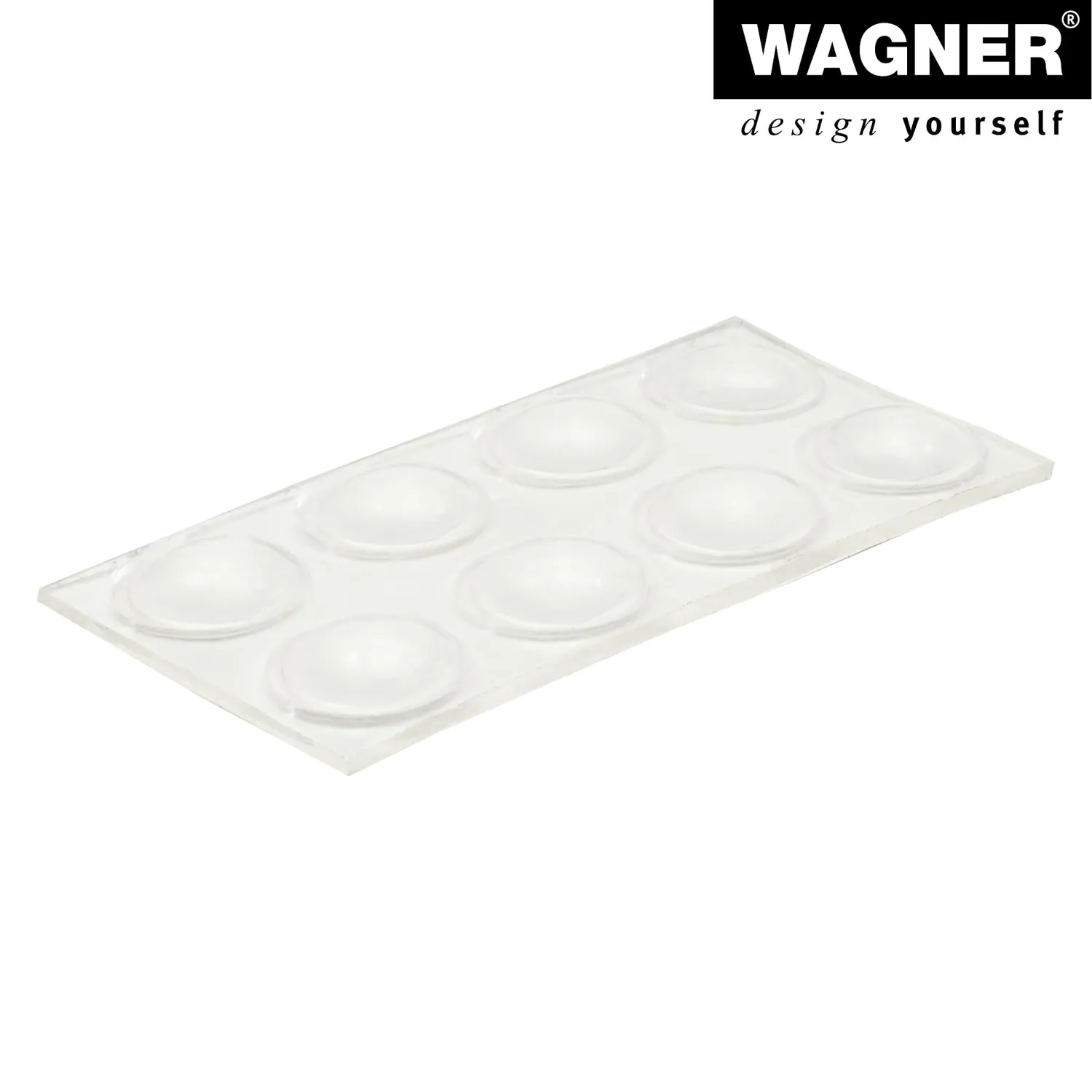 Wagner EH 3000 15300099 gommini tondi 8 mm 24 pezzi trasparenti