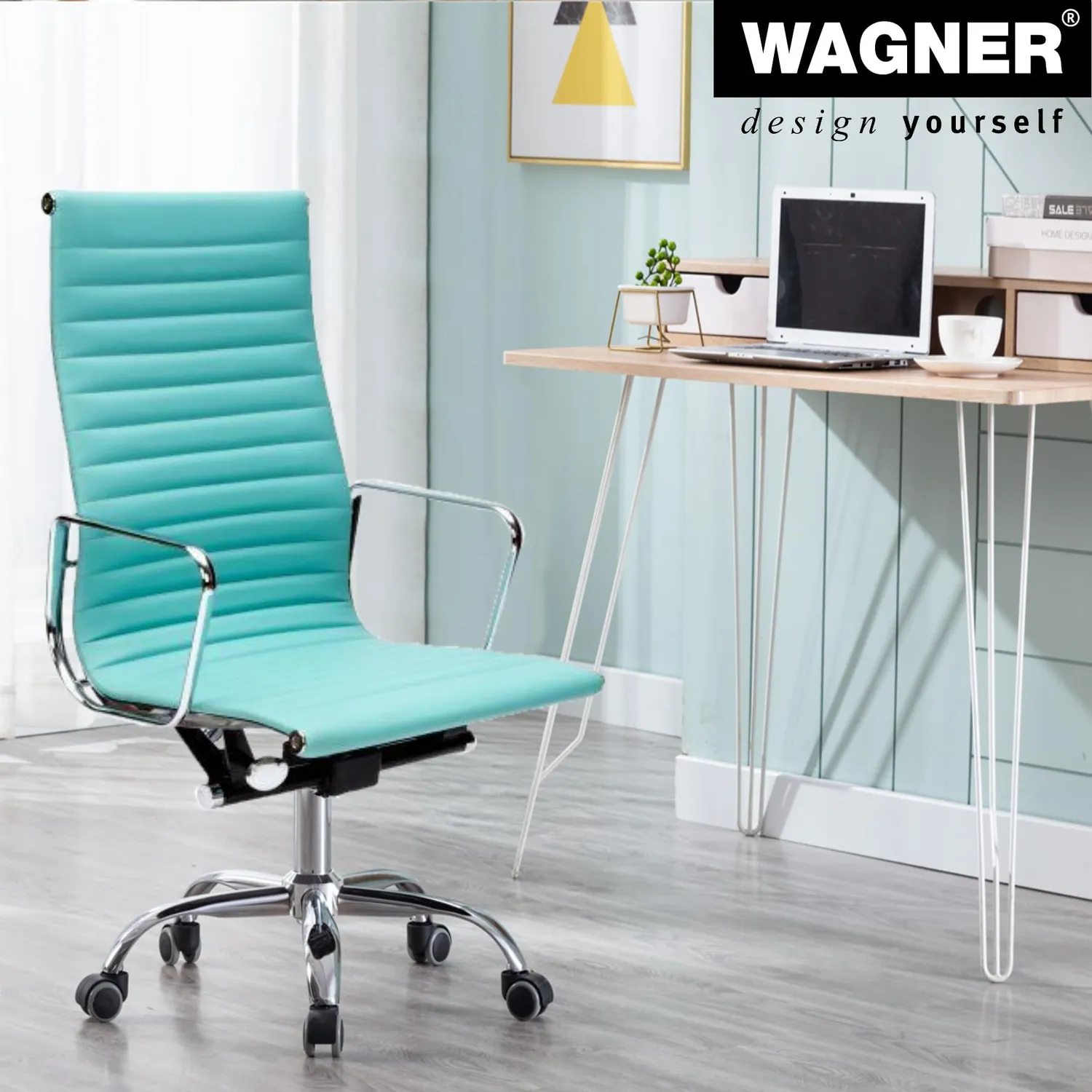 Wagner 01011961 RO 0119 rotella sedia ufficio 60 mm 1 pz