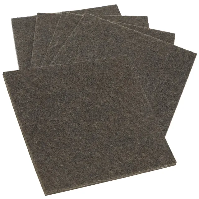 Adsamm feltrini in feltro autoadesivo marrone 100x100 mm 5 pz