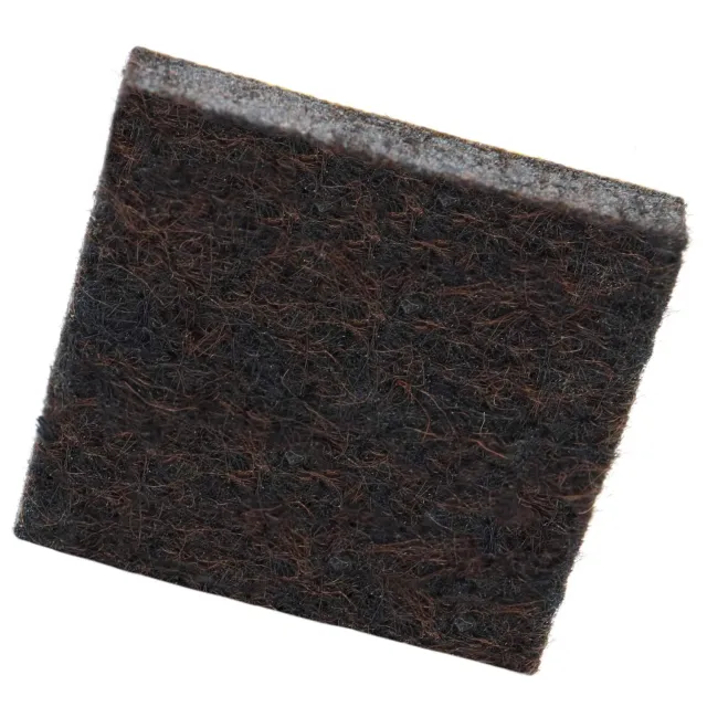 Adsamm feltrini quadrati 30x30 mm marroni 100 pezzi