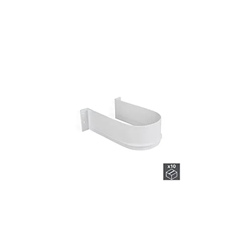 Emuca Harmony salva sifone curvo bianco set 10 pezzi