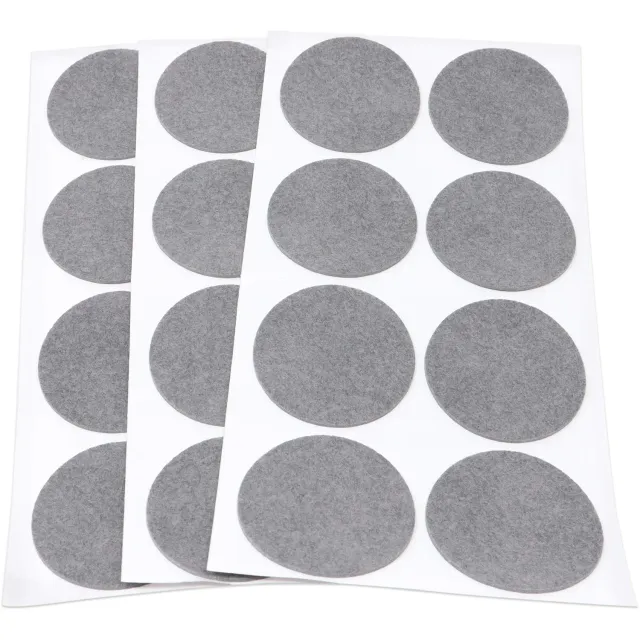 Adsamm Feltrini Autoadesivi Ø 50 mm Grigio 24 pz Ultrasottili