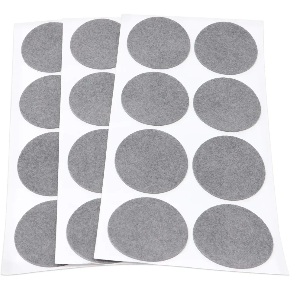 Adsamm Feltrini Autoadesivi Ø 50 mm Grigio 24 pz Ultrasottili