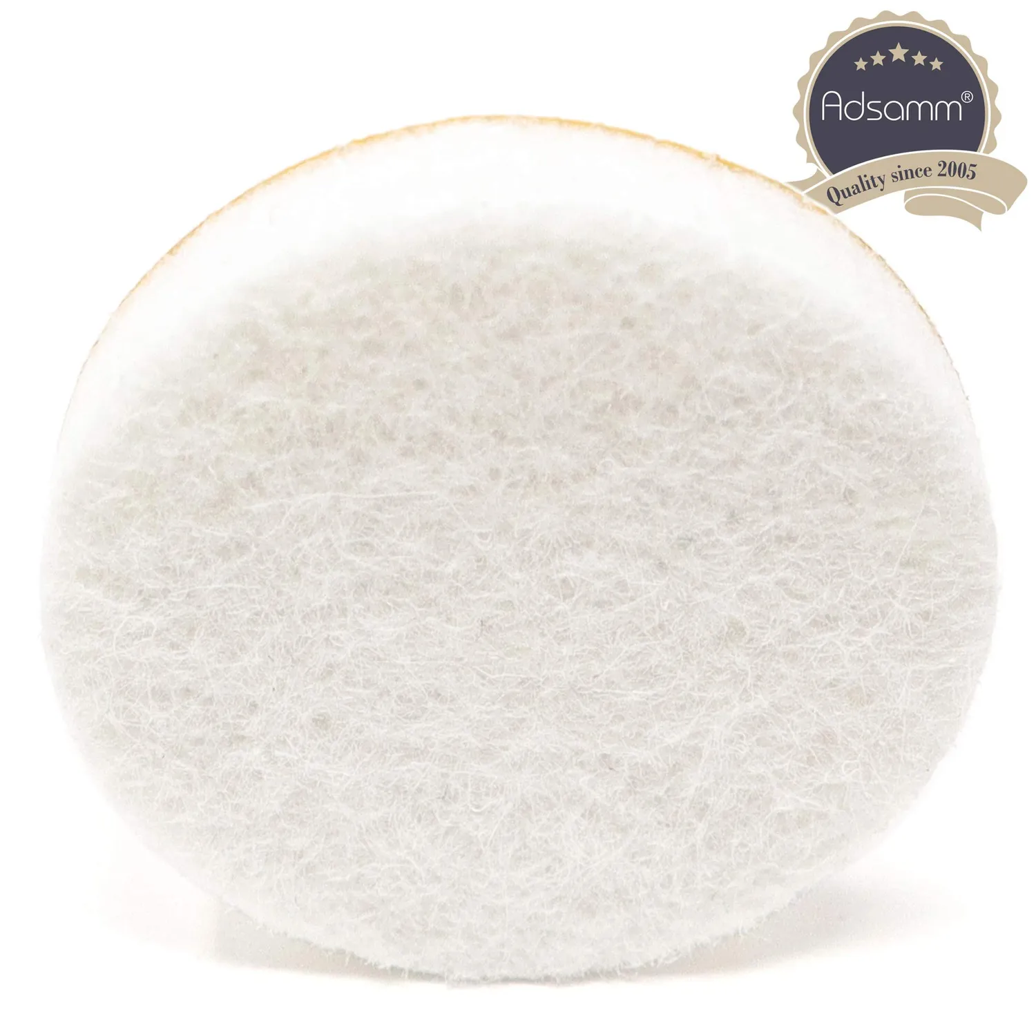 Adsamm Quality Ø 32 mm feltrini autoadesivi 32 pezzi bianchi 5,5 mm