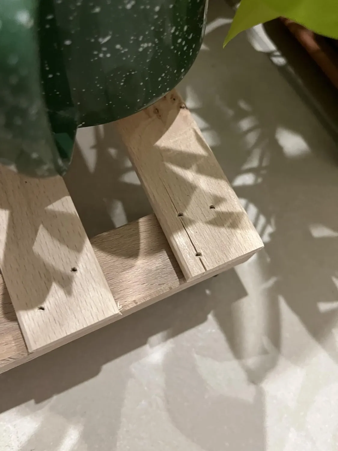 Wagner Paletti Sottovaso con Ruote 35x35 Legno 100 Kg