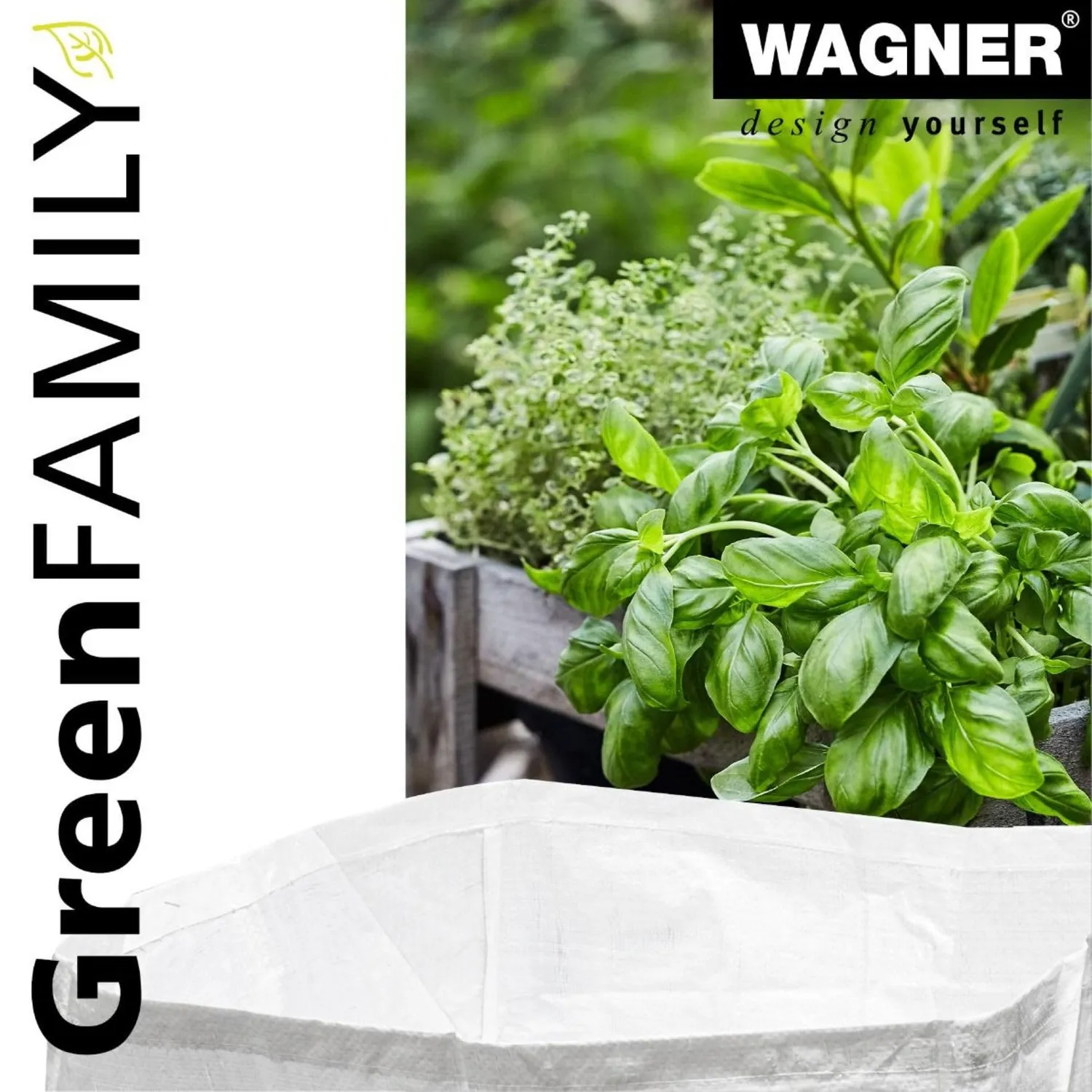 Wagner GreenFAMILY GH 3005 borsa per piante 50x50 cm antistrappo