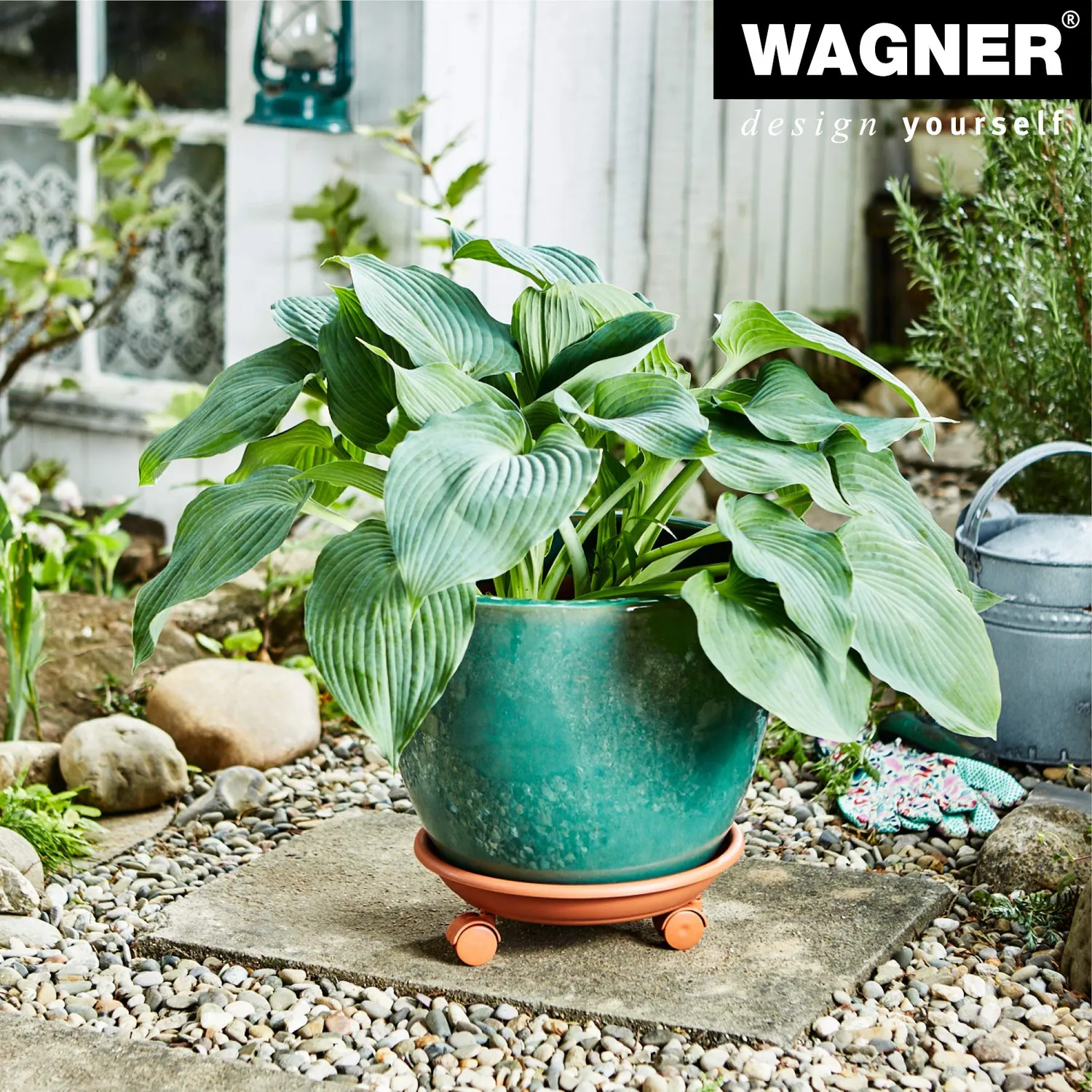 Wagner Serie K 20102101 carrello piante terracotta Ø27,5 cm