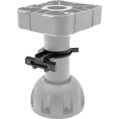 Wagner 12041200 clip fissaggio piedini cucina 2 pezzi grigio