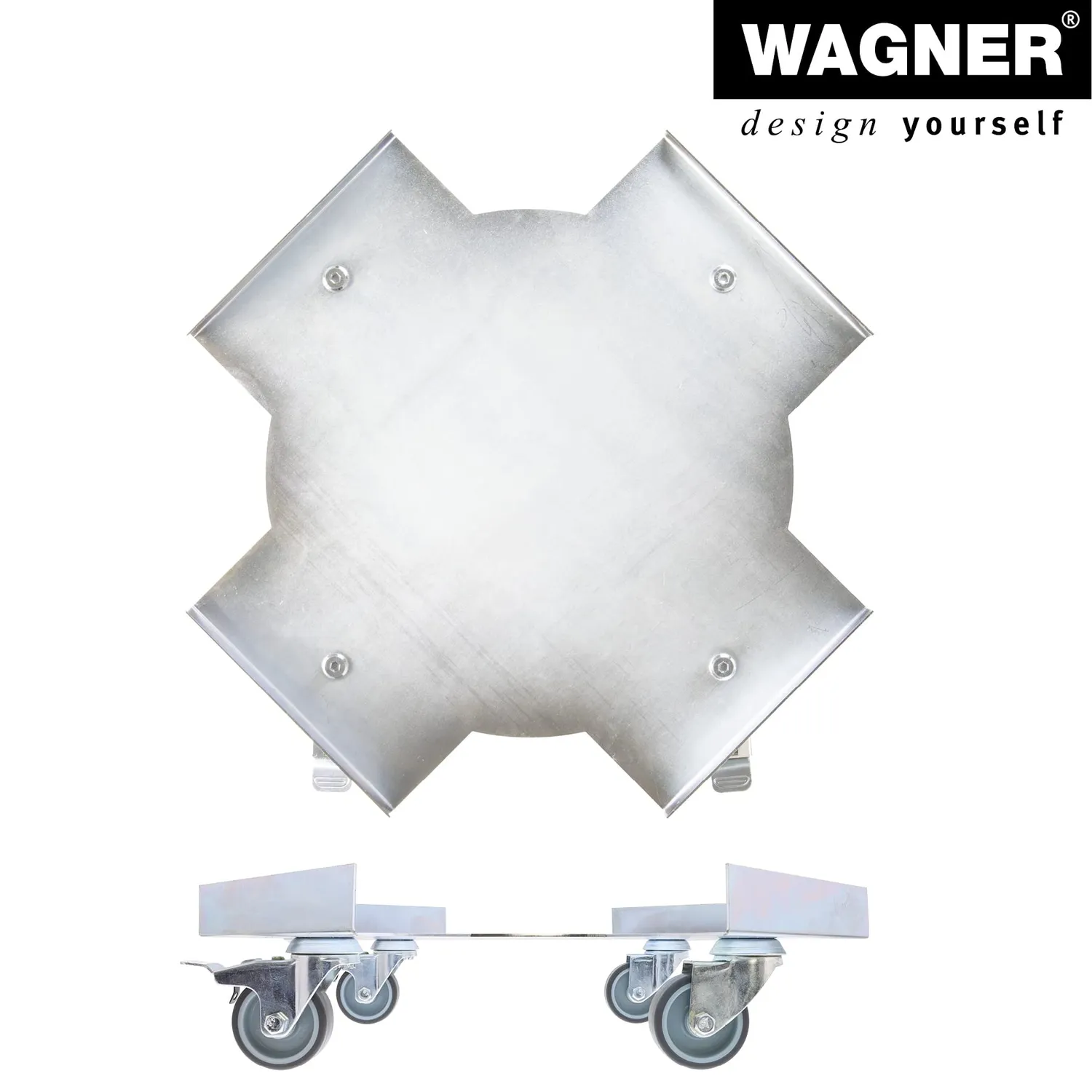 Wagner Steel Design GH 7010 sottovaso ruote Ø38 cm