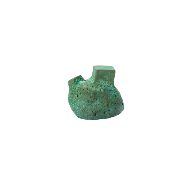 NIVA Design Pietra pomello ottone verde acidato