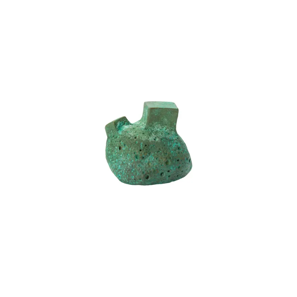 NIVA Design Pietra pomello ottone verde acidato