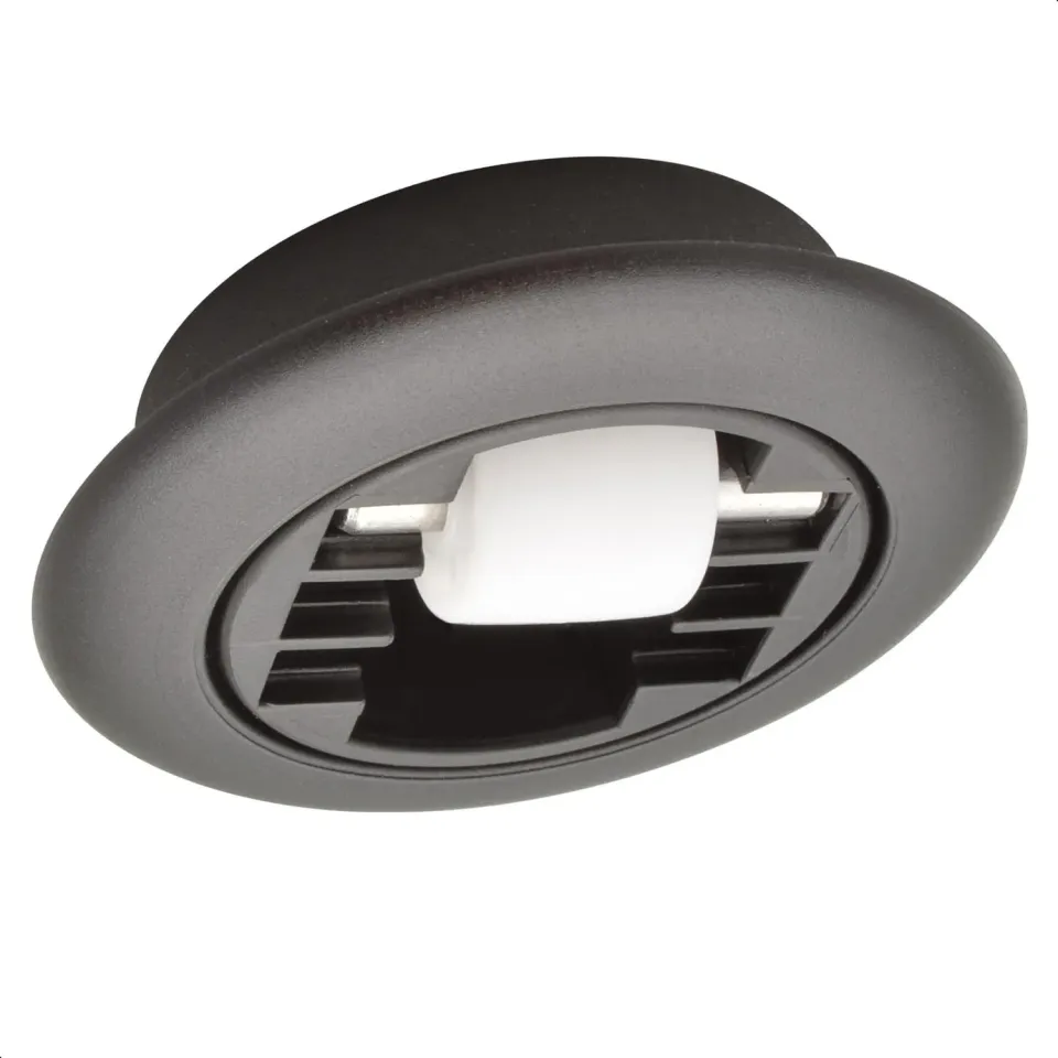 Wagner 01709501 rotella a scomparsa nero 15 mm 1 pezzo