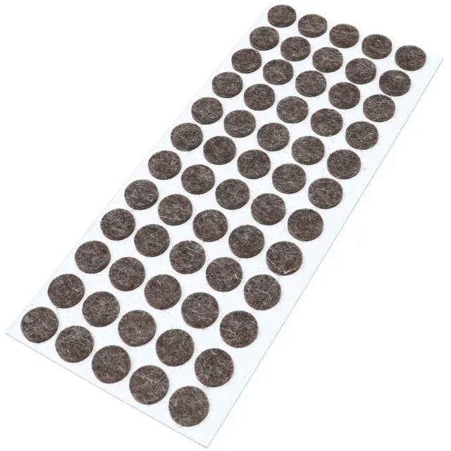 Adsamm feltrini lana 14 mm 60 pezzi marroni