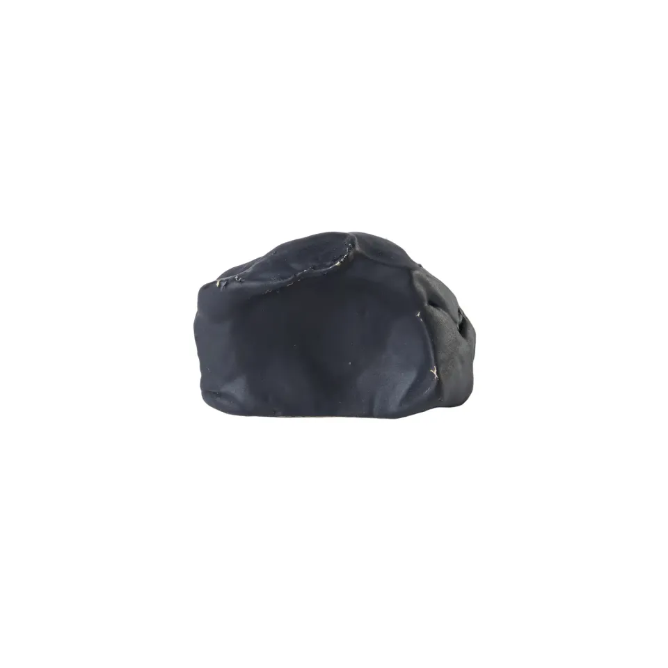 NIVA Design Impronta pomello nero ottone spugna