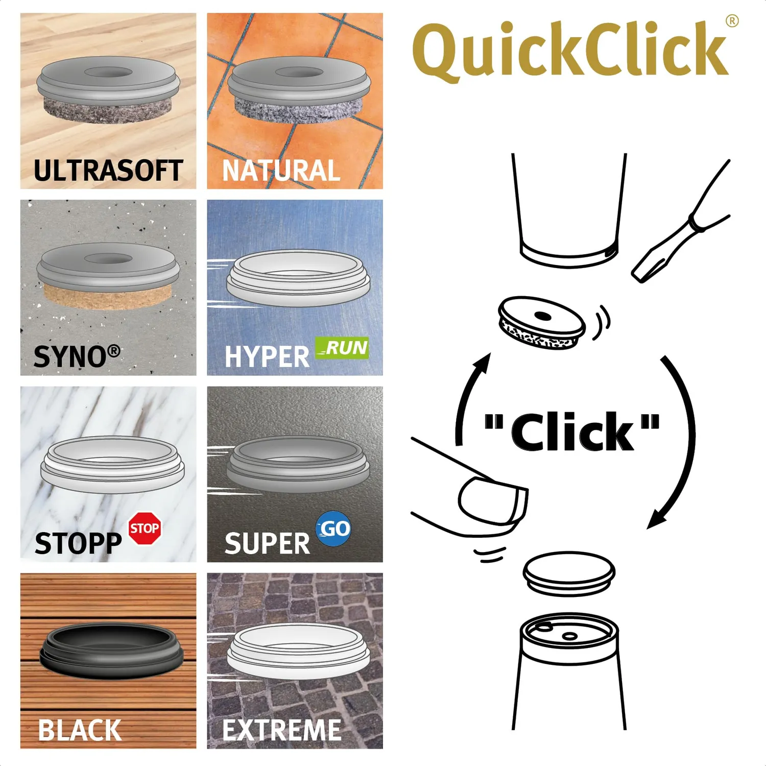 Wagner QuickClick 15834300 ricambi Extreme 25 mm 8 pz