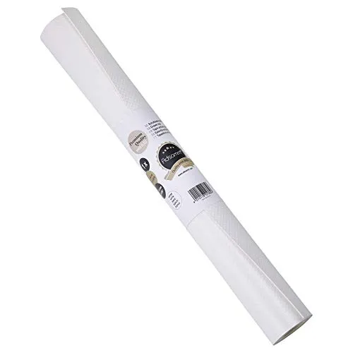 Adsamm Tappetino Antiscivolo 48x200 cm Rotolo Bianco in PVC