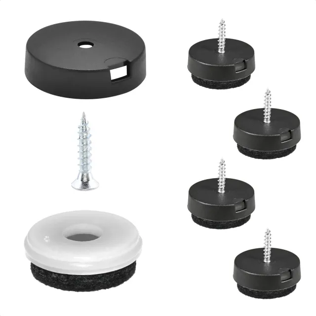 Wagner QuickClick pattini feltro da avvitare Ø25 mm 4 pezzi