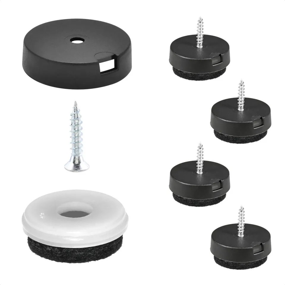 Wagner QuickClick pattini feltro da avvitare Ø25 mm 4 pezzi