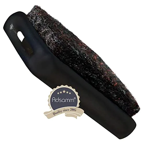 Adsamm ricambio feltro puntali a slitta nero 19x33 mm 1 pz