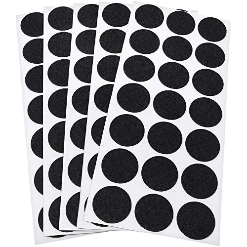 Adsamm ultrasottili ø30 mm feltrini neri 105 pz 1,5 mm