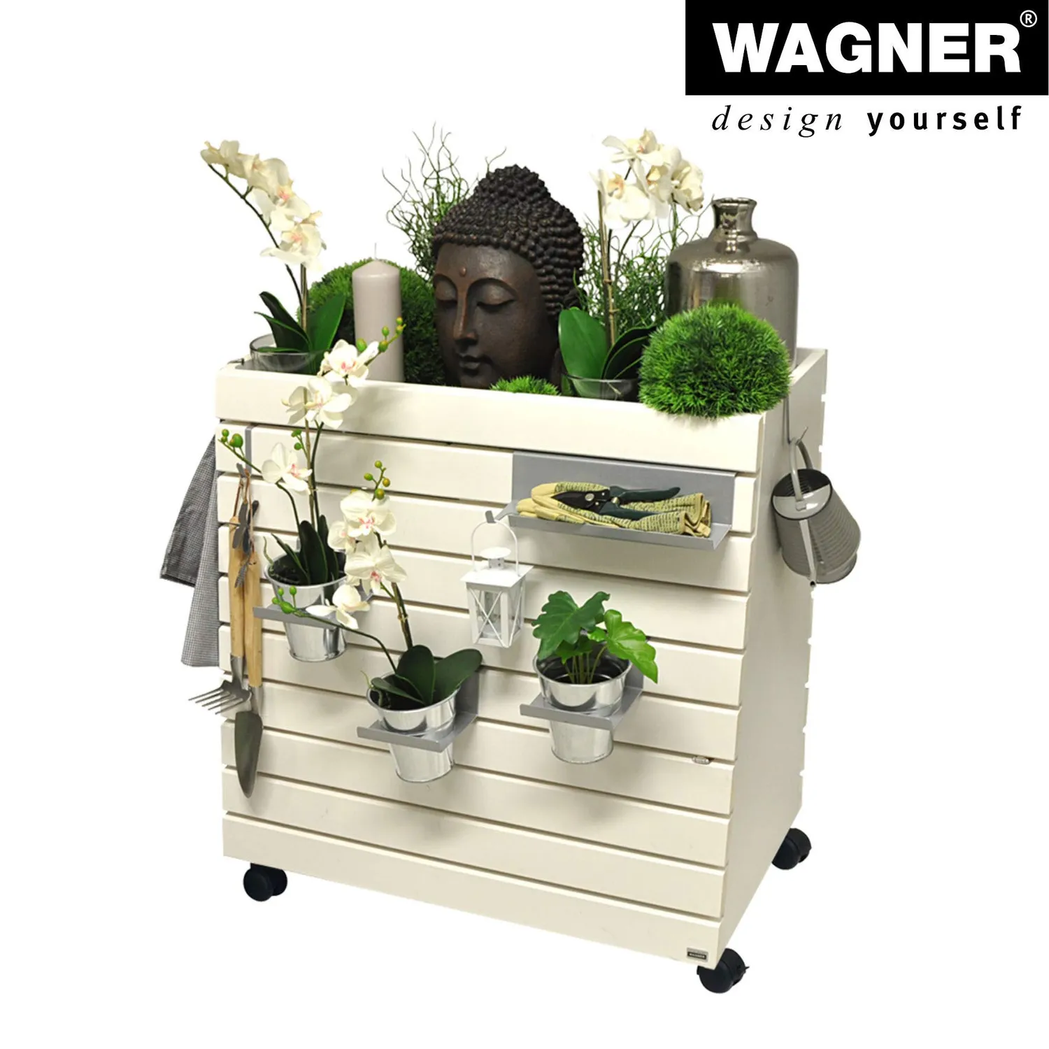 Wagner GreenFamily GreenBox M aiuola rialzata mobile legno