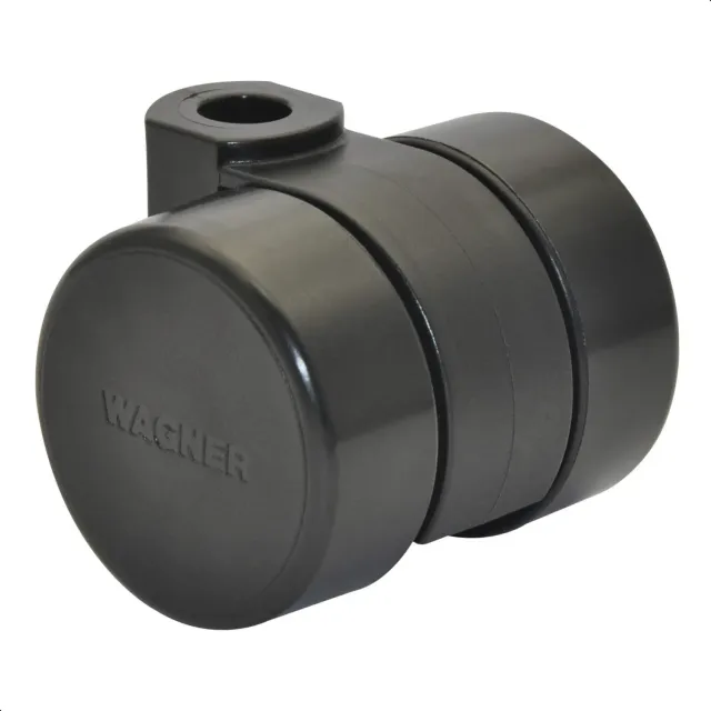 Wagner Design RO 0038 rotella mobili dura nera 38 mm 80 kg