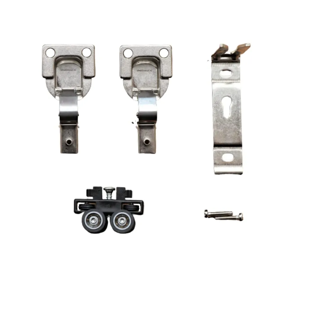 Indaux Kit Ferramenta Scorrevole 2 Ante Standard A Scatto 50 kg