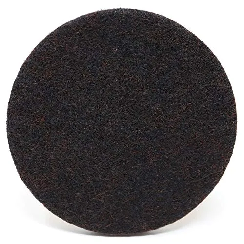 Adsamm feltrini autoadesivi tondi ø 80 mm marroni 4 pezzi 5,5 mm
