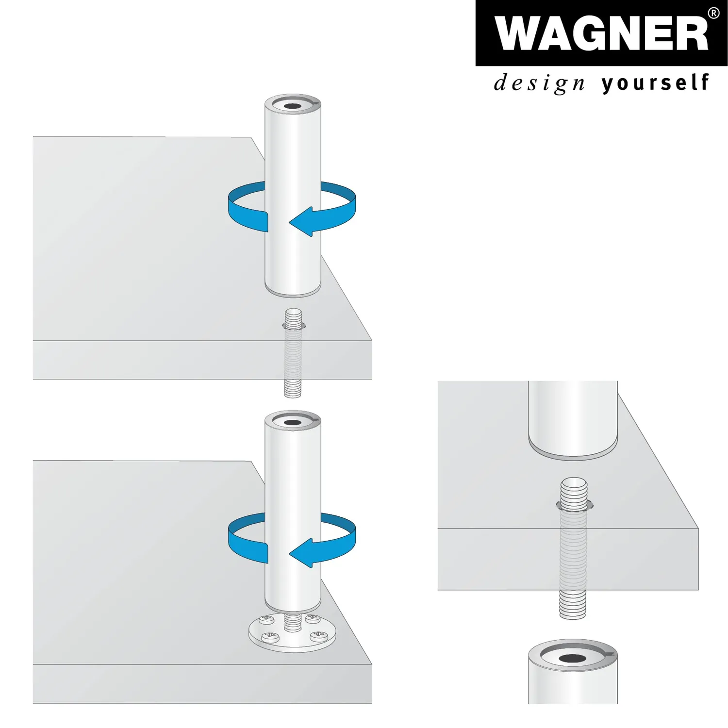 WAGNER TENO ST 9902 asta filettata M10 zincata 4 pz