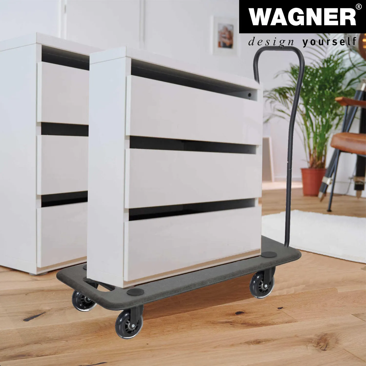 Wagner MM 1612 carrello trasporto MDF 59x39 cm 250 kg