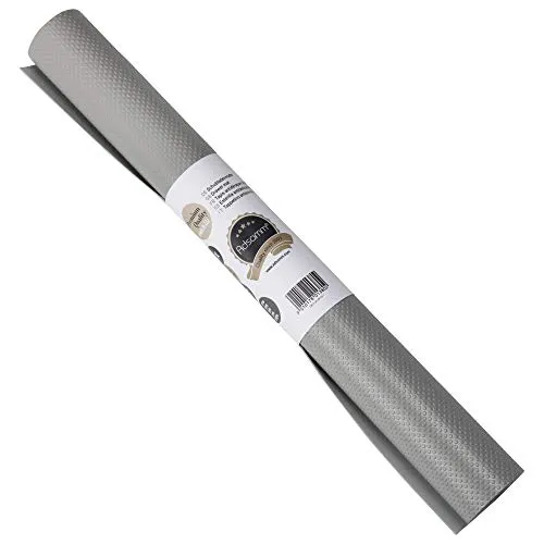 Adsamm Tappetino Antiscivolo 48x200 cm Rotolo Grigio in PVC
