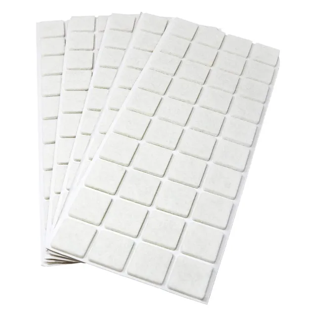 Adsamm feltrini adesivi bianchi 25x25 mm 200 pezzi