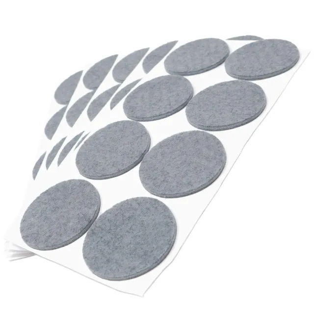 Adsamm Feltrini Ø50 mm Grigi 40 Pezzi Sintetici 3,5 mm