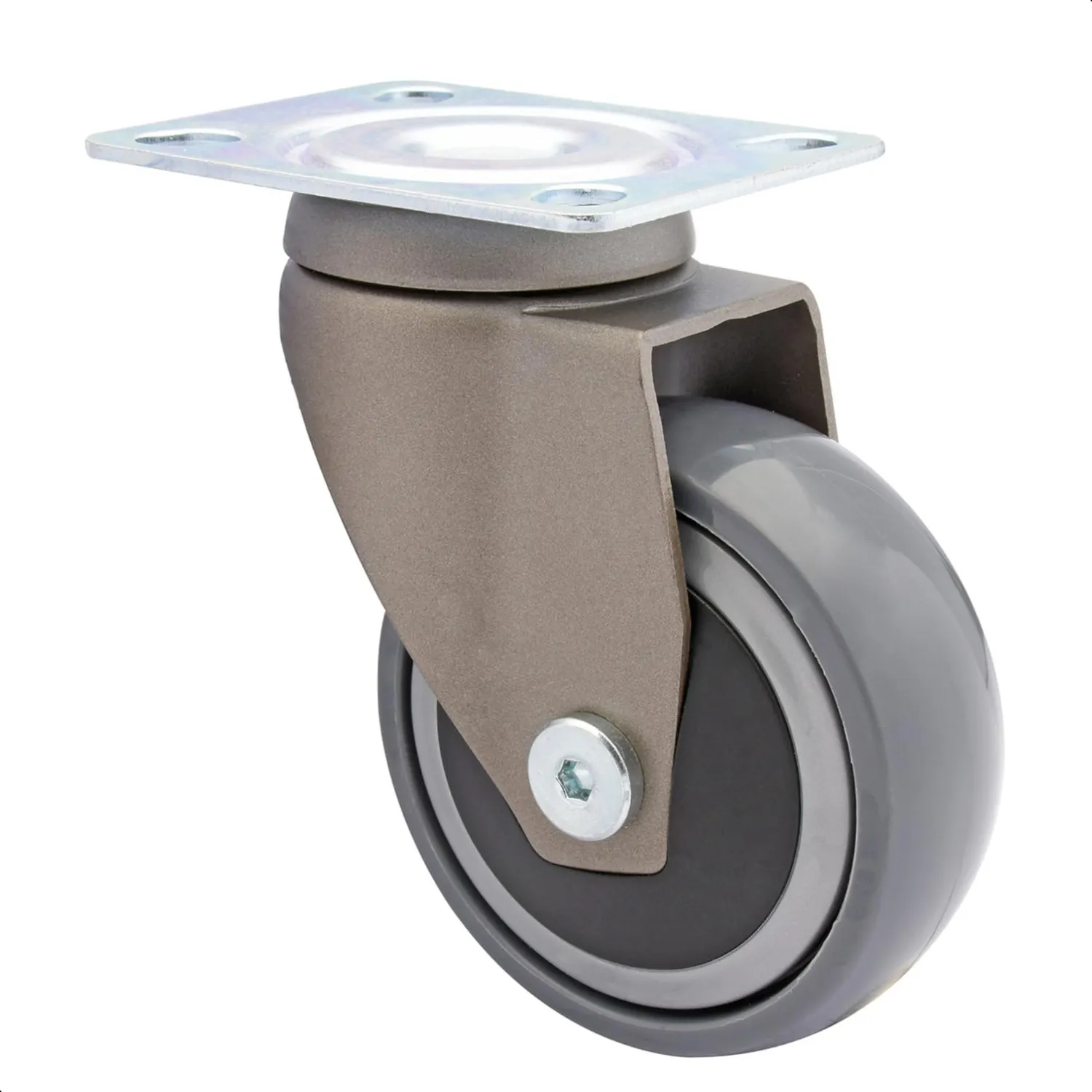 Wagner 3C Ruota Girevole Bianca Ø75 mm Portata 75 kg Acciaio