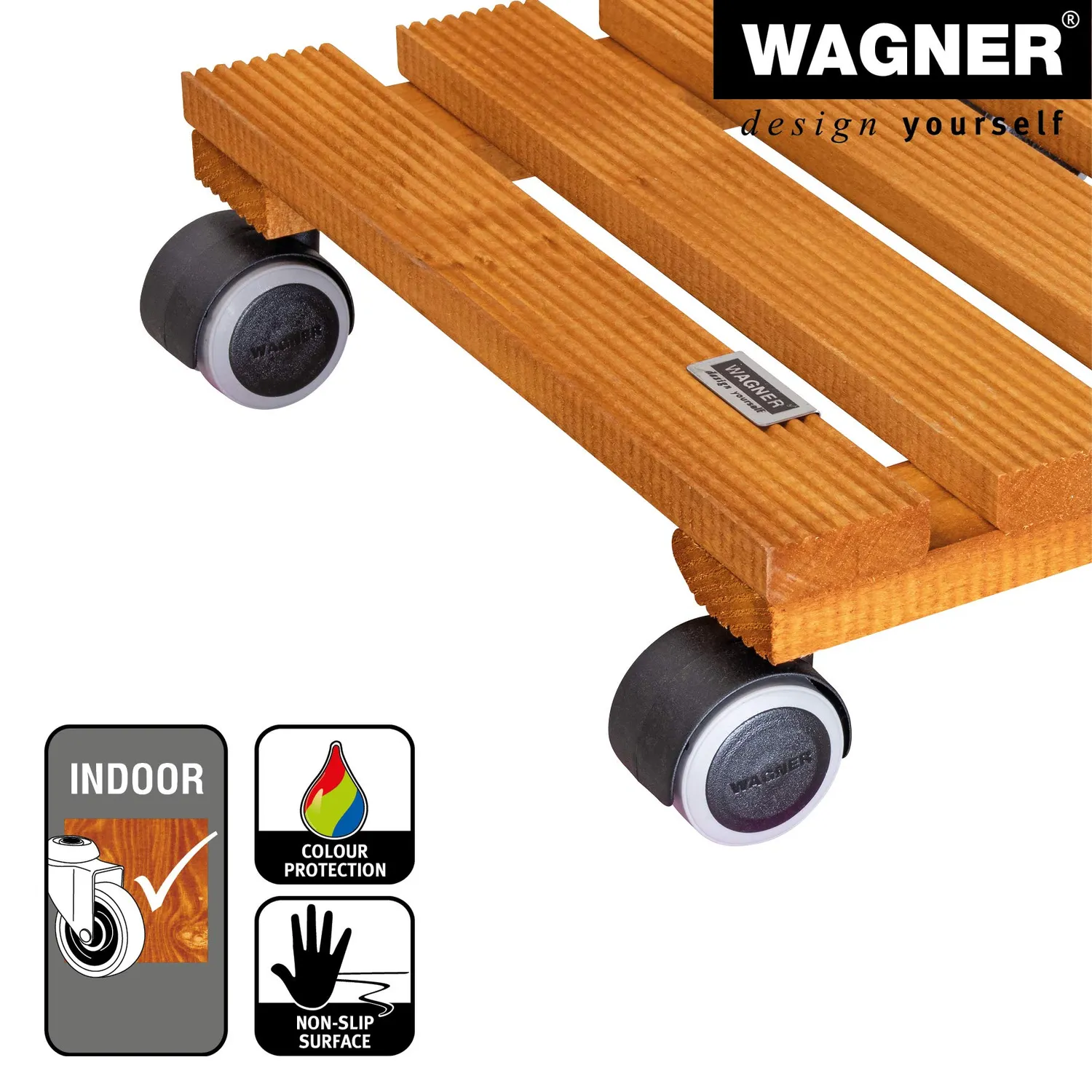 Wagner Country carrello piante 28x28 cm castagno 100 kg