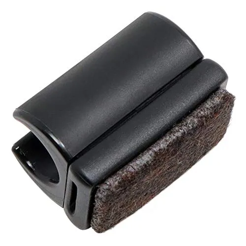 Adsamm puntali slitta feltro neri 12-13 mm 32 pezzi