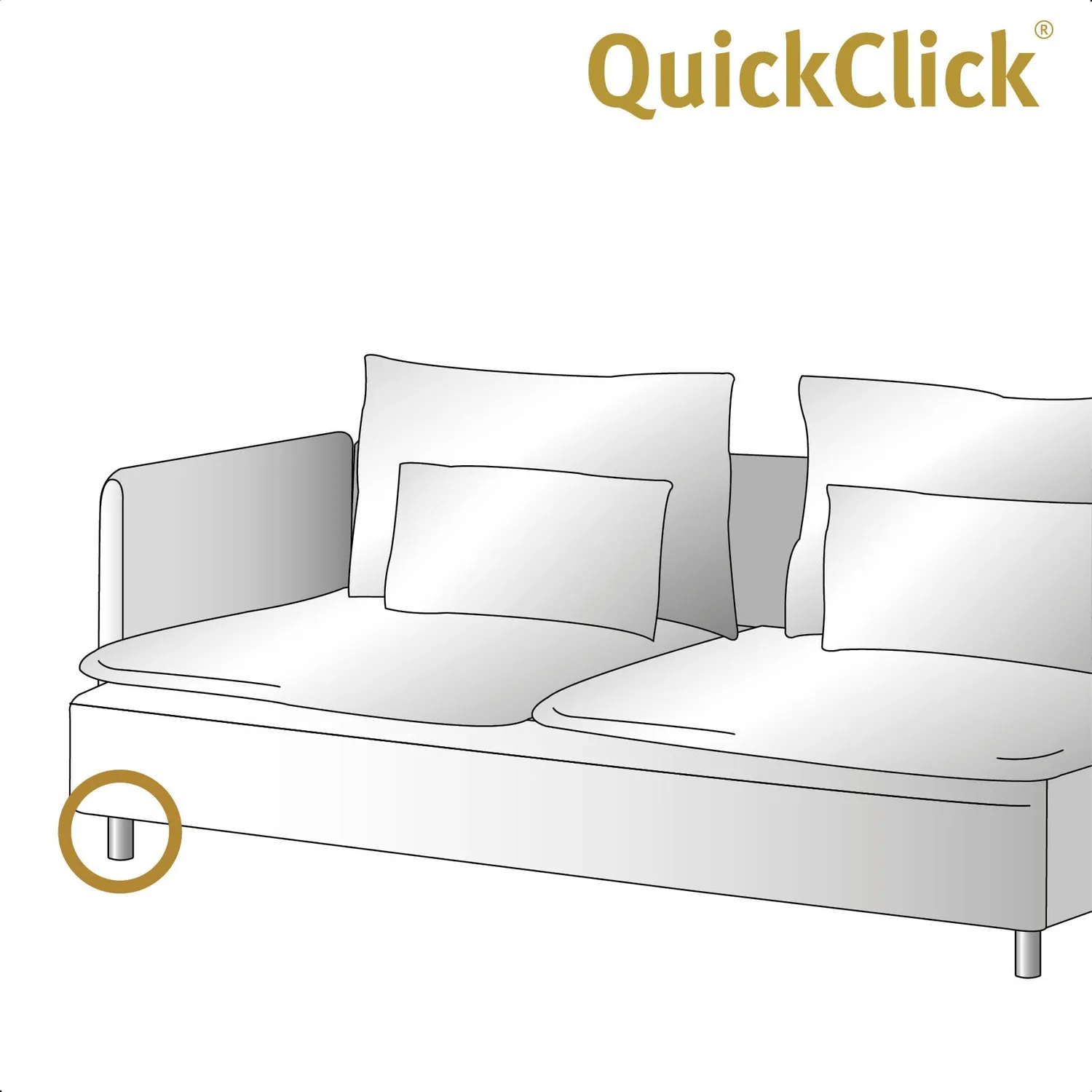 Wagner QuickClick 16782700 feltrini avvitare 4 pezzi Ø50mm