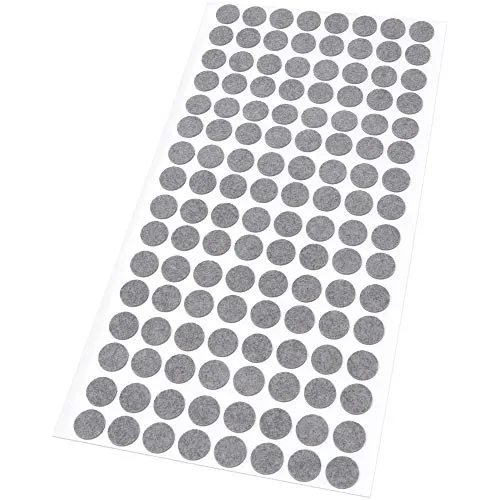 Adsamm ultrasottili ø12 mm feltrini grigi 128 pz 1,5 mm