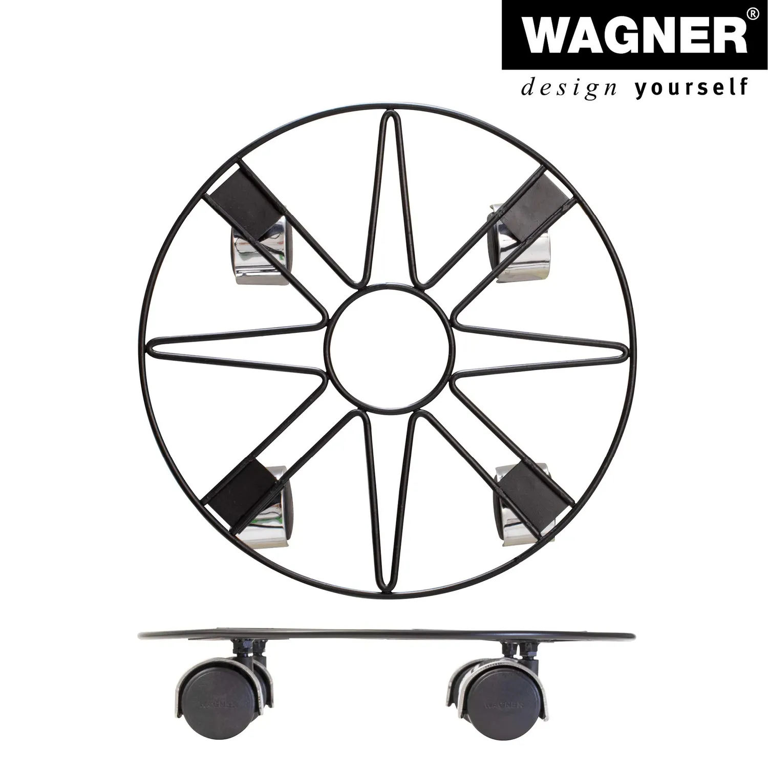 Wagner Black Star 20093801 carrello piante tondo 30 cm
