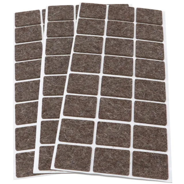 Adsamm Quality 25x35 mm feltrini autoadesivi 72 pezzi marrone lana