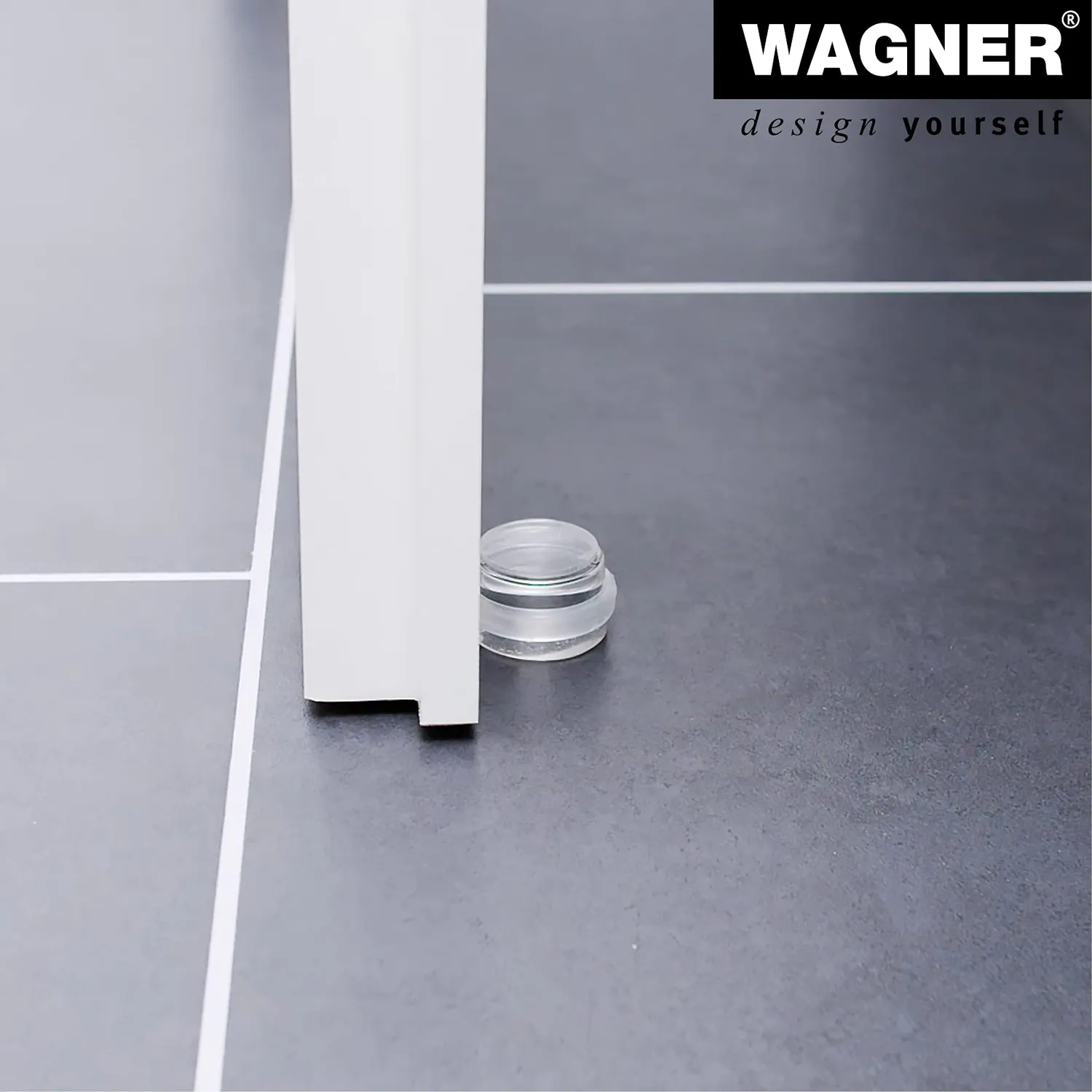 Wagner Clear Duo Fermaporta Pavimento Muro Trasparente